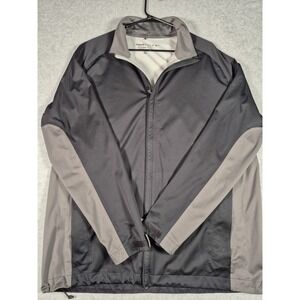 Nike Golf Mens Black Gray Storm Fit Waterproof Rain Jacket Size Xl